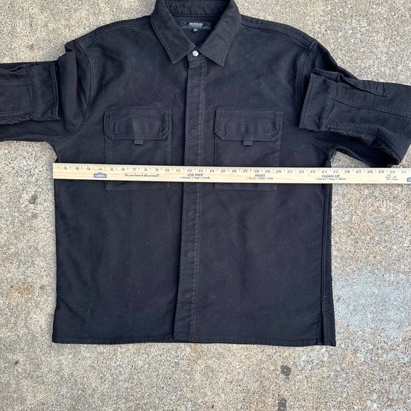 Hudson Los Angeles Men's Shirt Size Medium Button‎ Down Black Pockets - Picture 10 of 10